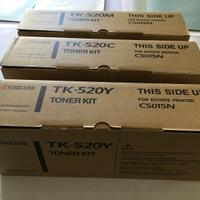N.3 toner Kyocera TK-520 originali