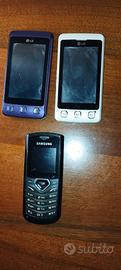 Cellulari Lg e Samsung non funzionanti