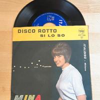 MINA 45 giri 1962 (Disco Rotto)