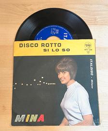 MINA 45 giri 1962 (Disco Rotto)