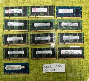 stock RAM DDR2 x notebook da 1gb