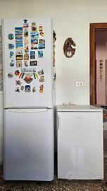 Frigorifero Indesit e congelatore SMEG