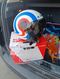 Casco jet LS2 con doppia visiera 