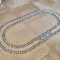 Binari treno LEGO compatibili - doppio tracciato