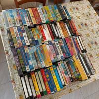 Lotto di 91 videocassette VHS anni 80-90-2000
