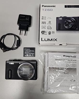 PANASONIC LUMIX TZ60 NERA - ZOOM 30X + WI-FI