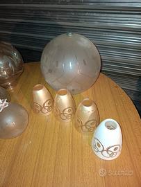 lotto di paralume vintage 