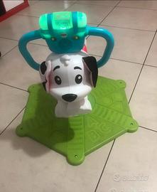 Cane fisher prince saltella e si gira