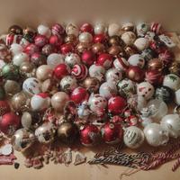 palline di natale + decorazioni varie 156pz.
