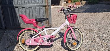 bicicletta bambina 4-6 anni B'Twin Docto Girl 500