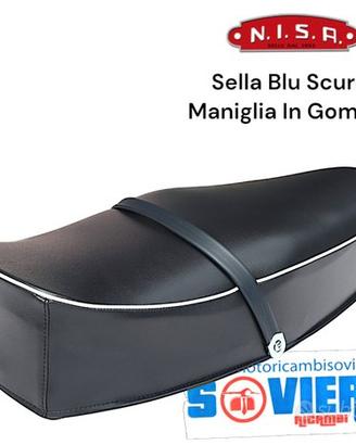 Sella BLU NISa Fibietta Gomma Vespa 125 GTR TS VN