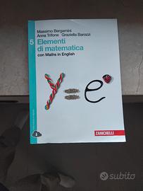 LIBRO ELEMENTI DI MATEMATICA 5