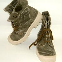 Scarpe verdi in tela taglia 36 in stile Palladium