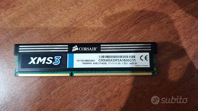 RAM DDR3 Corsair XMS3 4GB 1600MHz