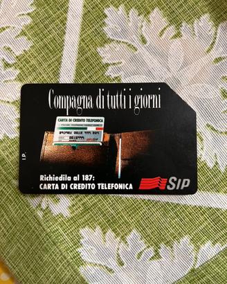 Scheda telefonica SIP “ compagna di tutti i giorni
