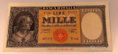 1.000 lire 'Italia ornata di perle'