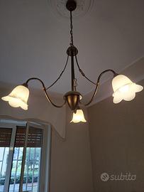 Trittico - Lampadario e 2 abat-jour