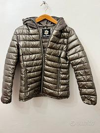 ✨ Piumino Guru Brillante Argento 🌸 Taglia M