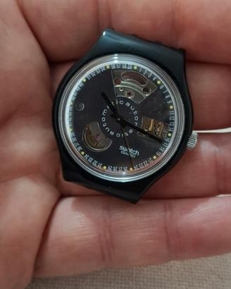 orologio swatch black motion automatic swiss 