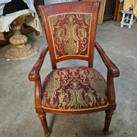 8 Sedie a poltrona stile Luigi XIV