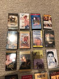 Videocassette. Titoli vari.