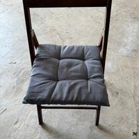 40 Sedie marroni apri e chiudi con cuscino