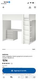 Cameretta a ponte ikea