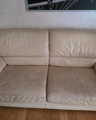 Divano letto Nicoletti in pelle