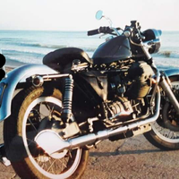 Moto Guzzi 850 T3 epoca. Con pezzi harley davidson