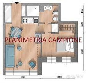 Bilocale a 600 euro con terrazzo e box privato