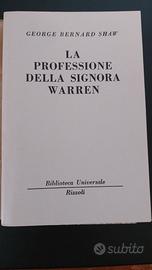 LA PROFESSIONE DELLA SIGNORA WARREN G. B. Shaw '56