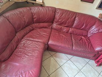 divano angolare pelle