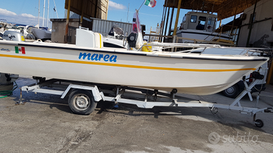 Barca Marea 6,40mt + Motore Honda + Carrello