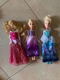 Barbie Disney Princess Cenerentola-Rapunzel-Aurora