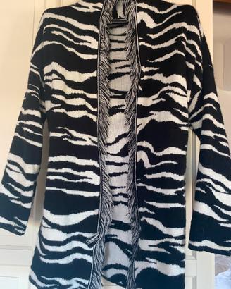 giacca cappotto in maglia
