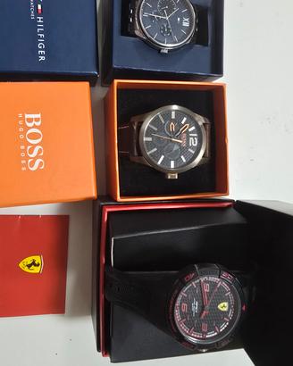 Orologi Boss, Ferrari, Tommy Hilfiger