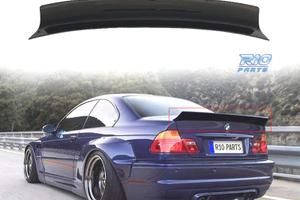 SPOILER BMW E46 COUPE 98-05 NERO LUCIDO DUCK TAIL