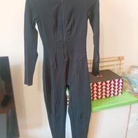 TUTA MODELLANTE “POPILUSH” NERA, COLLO ALTO