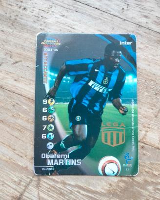 Football Champions 2004/05 promo Martins (Inter)
