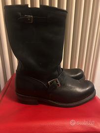 Stivale Biker Pelle Carolina taglia 11,5