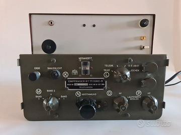 RADIO MILITARE TELEFUNKEN RT77 GRC9 + ALIMENTATORE