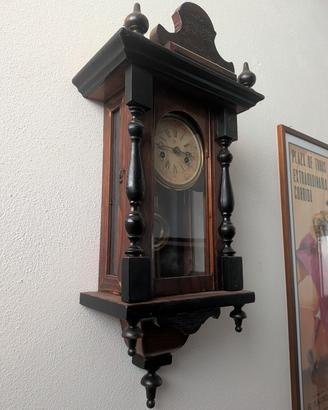 OROLOGIO DA PARETE ANTICO A PENDOLO TEDESCO