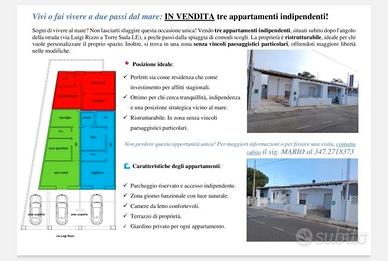 3 appartamenti a Torre Suda