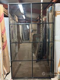 Vetrata stile industriale