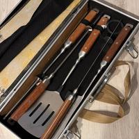 Set utensili per barbecue in acciaio inossidabile 