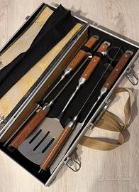 Set utensili per barbecue in acciaio inossidabile 