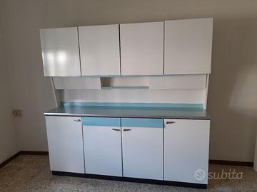 CREDENZA DA CUCINA ANNI 50 IN FORMICA