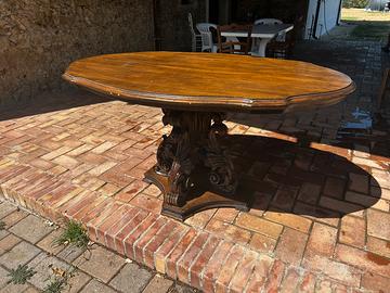 Tavolo in noce massello vintage