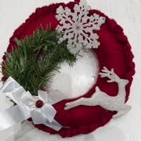 Fuoriporta natalizio artigianale