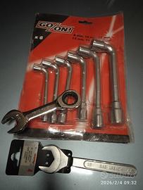 Set chiavi a pipa e cricchetto 